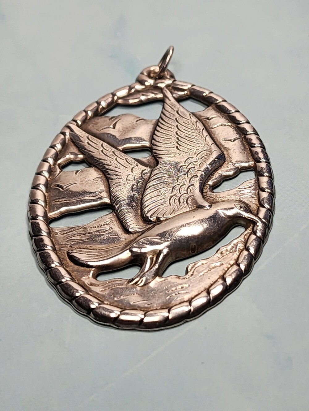 Gorham Sterling Seagull 1985 Pendant/Christmas Ornament